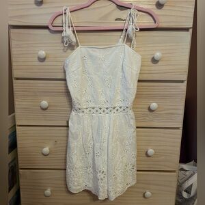 Lace White Romper